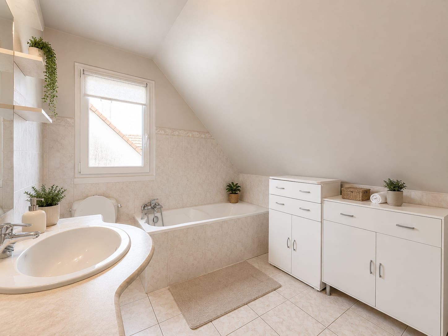 Immo80 – L'immobilier à Amiens et dans la Somme-DOMART SUR LA LUCE – PAVILLON INDIVIDUEL SUR SOUS SOL COMPLET AVEC ETAGE – GARAGE – JARDIN
