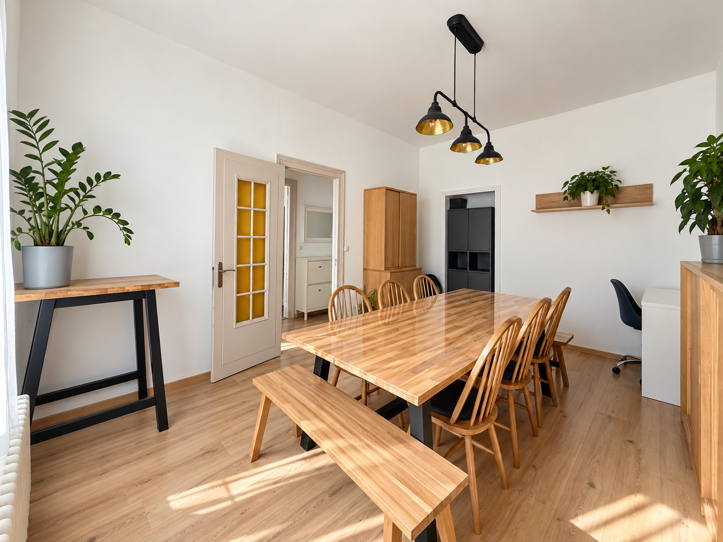 Immo80 – L'immobilier à Amiens et dans la Somme-ROSIERES-EN-SANTERRE – MAISON MITOYENNE – 2 CHAMBRES – CAVE – TERRASSE – JARDIN – DEPENDANCES