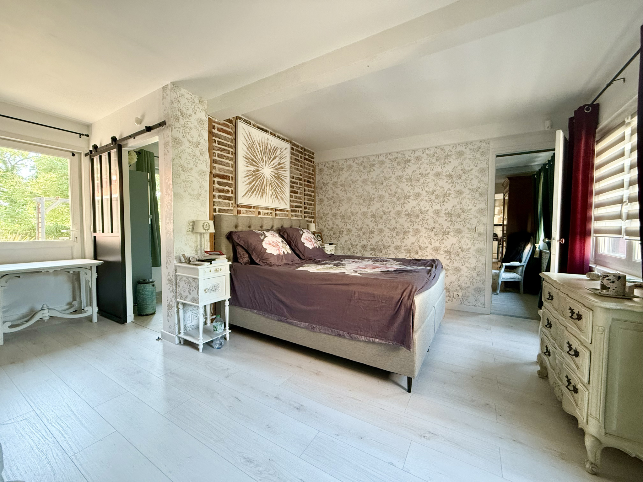 Immo80 – L'immobilier à Amiens et dans la Somme-CAIX – MAISON AVEC AUTONOMIE DE PLAIN PIED – 3 CHAMBRES – JARDIN – PLACE DE STATIONNEMENT