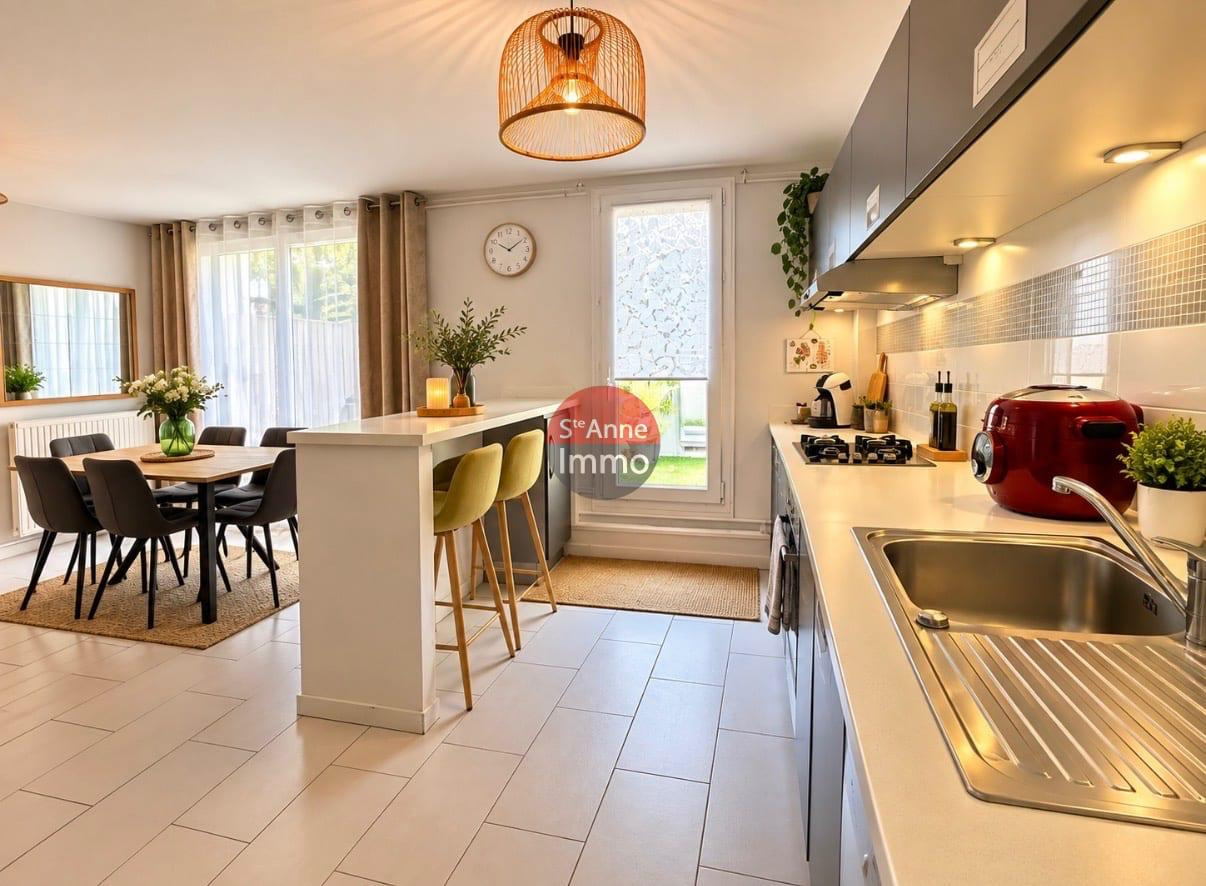 Immo80 – L'immobilier à Amiens et dans la Somme-AMIENS – APPARTEMENT – DUPLEX – 71 M2 – 2 CHAMBRES – TERRASSE – PARKING