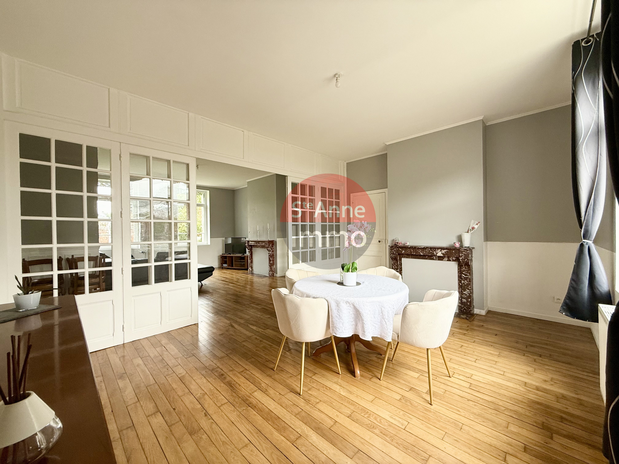 Immo80 – L'immobilier à Amiens et dans la Somme-BETHENCOURT-SUR-SOMME – 190m2 – MAISON INDIVIDUELLE – AUTONOMIE DE PLAIN PIED – 4 CHAMBRES – JARDIN – COUR – D