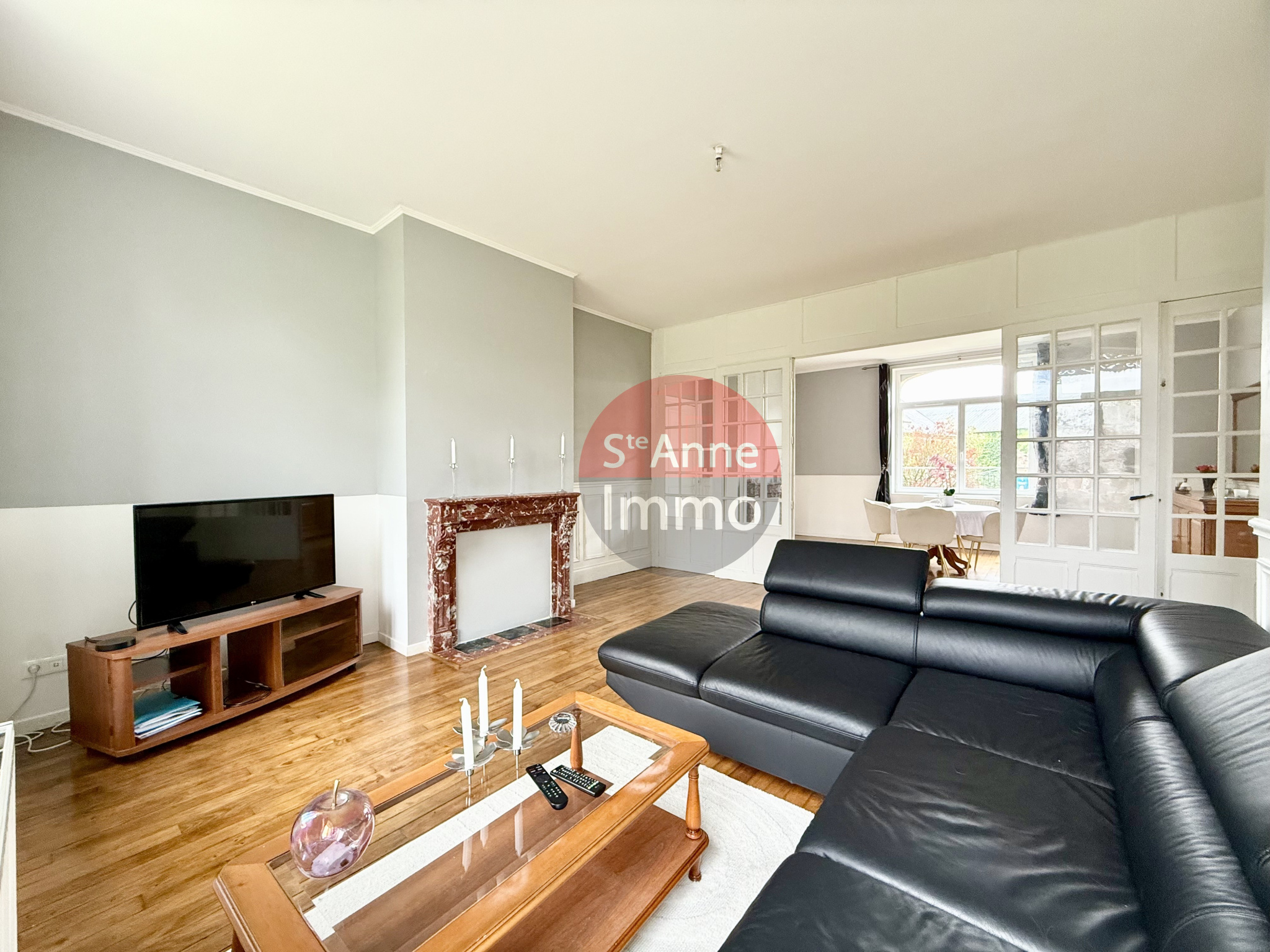 Immo80 – L'immobilier à Amiens et dans la Somme-BETHENCOURT-SUR-SOMME – 190m2 – MAISON INDIVIDUELLE – AUTONOMIE DE PLAIN PIED – 4 CHAMBRES – JARDIN – COUR – D