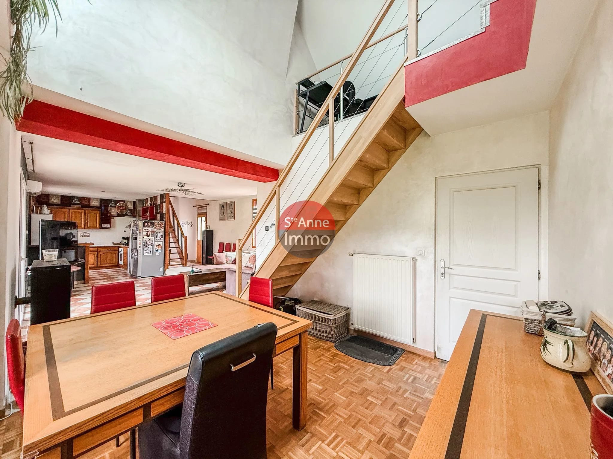 Immo80 – L'immobilier à Amiens et dans la Somme-CAIX – LONGERE – 158m2 – AUTONOMIE DE PLAIN PIED – 4 CHAMBRES – GARAGES – COUR – JARDIN – PISCINE