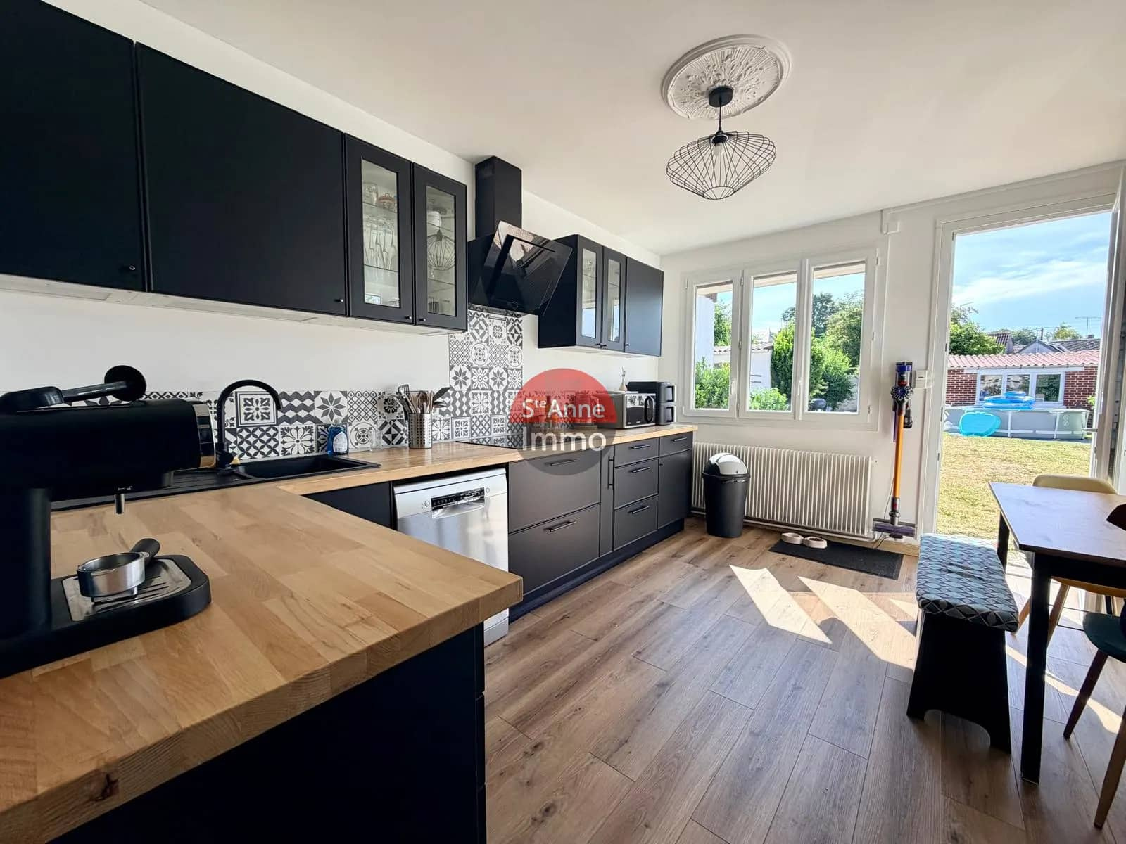 Immo80 – L'immobilier à Amiens et dans la Somme-CORBIE – MAISON – 100 M2 – 3 CHAMBRES – GARAGE – JARDIN