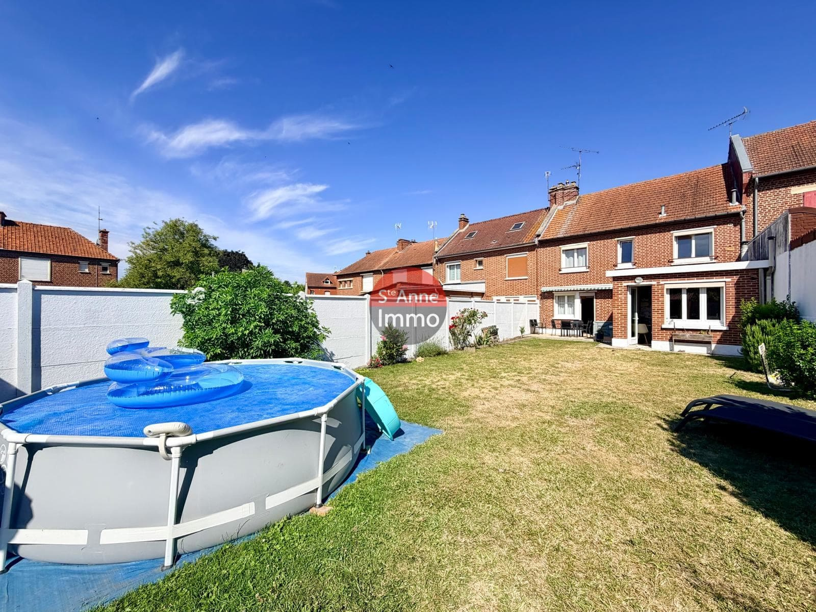 Immo80 – L'immobilier à Amiens et dans la Somme-CORBIE – MAISON – 100 M2 – 3 CHAMBRES – GARAGE – JARDIN