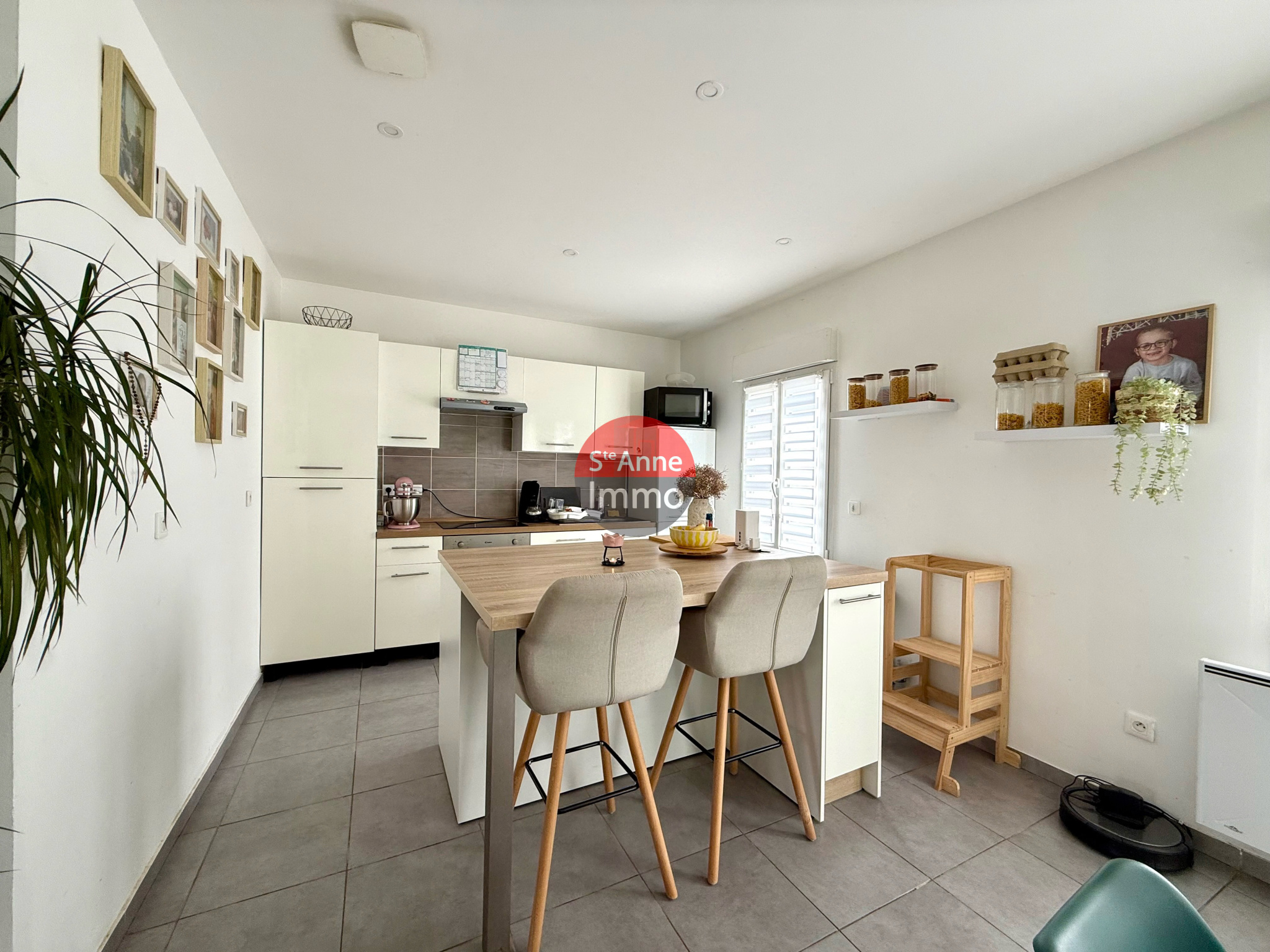 Immo80 – L'immobilier à Amiens et dans la Somme-MESNIL-SAINT-NICAISE – MAISON INDIVIDUELLE – PLAIN PIED – 3 CHAMBRES – GARAGE – COUR – JARDIN