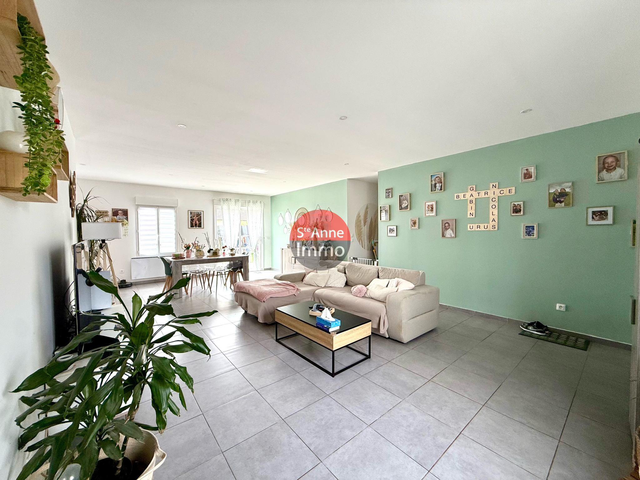 Immo80 – L'immobilier à Amiens et dans la Somme-MESNIL-SAINT-NICAISE – MAISON INDIVIDUELLE – PLAIN PIED – 3 CHAMBRES – GARAGE – COUR – JARDIN