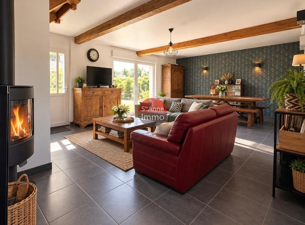 Immo80 – L'immobilier à Amiens et dans la Somme-FOREST-L&rsquo;ABBAYE – MAISON – 150 M2 – 4 CHAMBRES – CAVE – DEPENDANCE – JARDIN