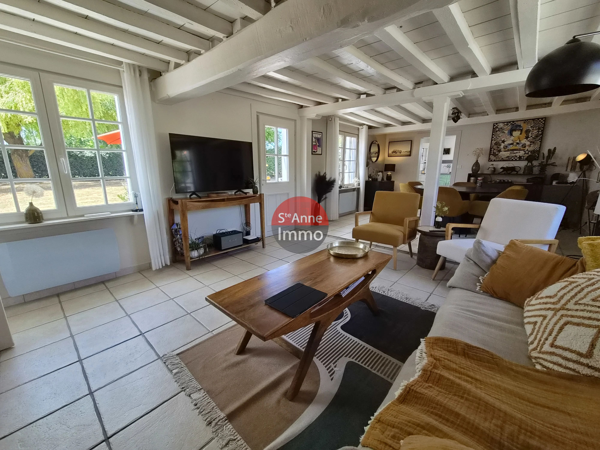 Immo80 – L'immobilier à Amiens et dans la Somme-À 15 MIN AU SUD D&rsquo;AMIENS   VALLÉE DE LA SELLE   SUPERBE LONGÈRE DE STANDING DE 120 M2 AVEC PISCINE