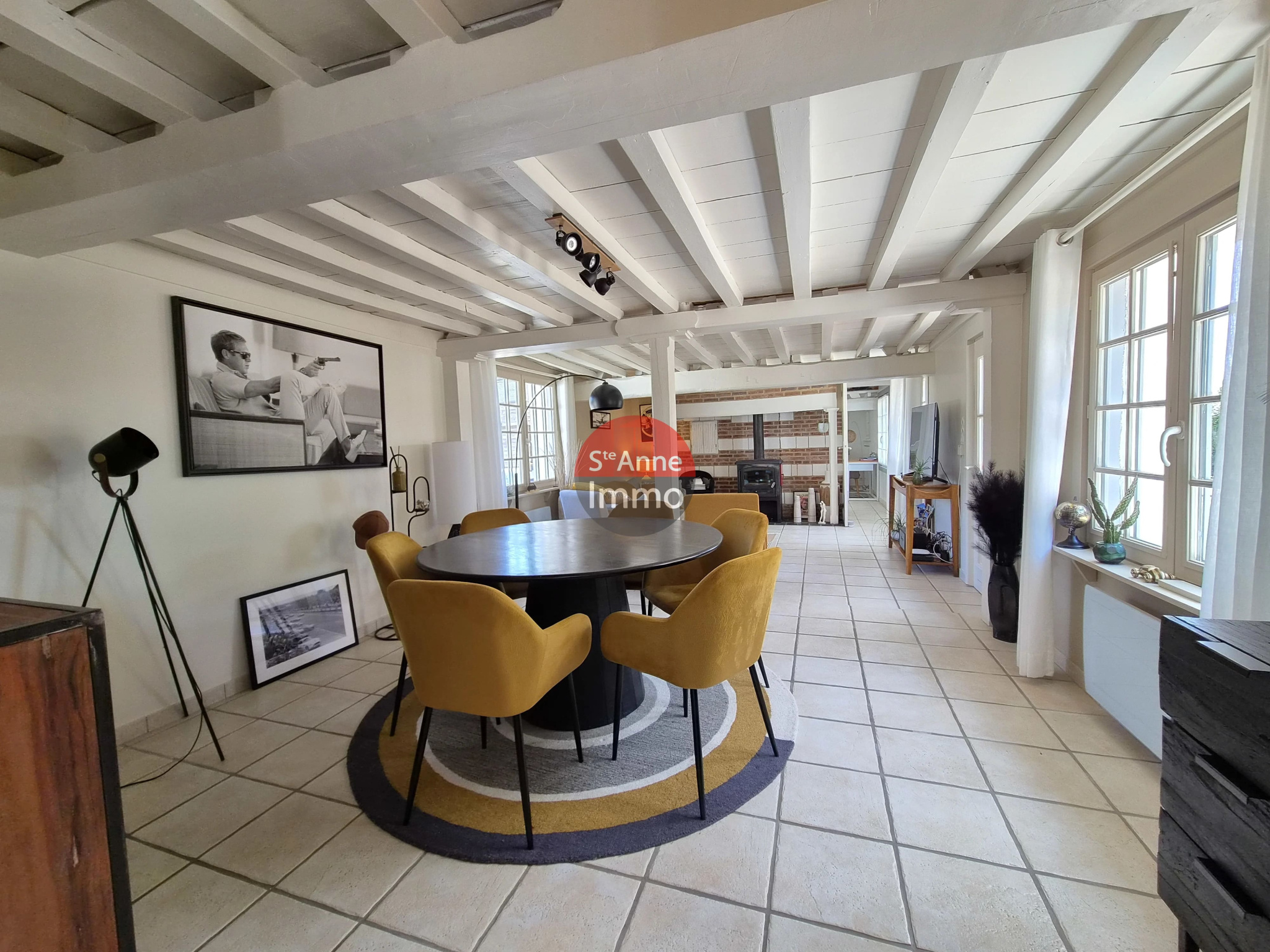 Immo80 – L'immobilier à Amiens et dans la Somme-À 15 MIN AU SUD D&rsquo;AMIENS   VALLÉE DE LA SELLE   SUPERBE LONGÈRE DE STANDING DE 120 M2 AVEC PISCINE
