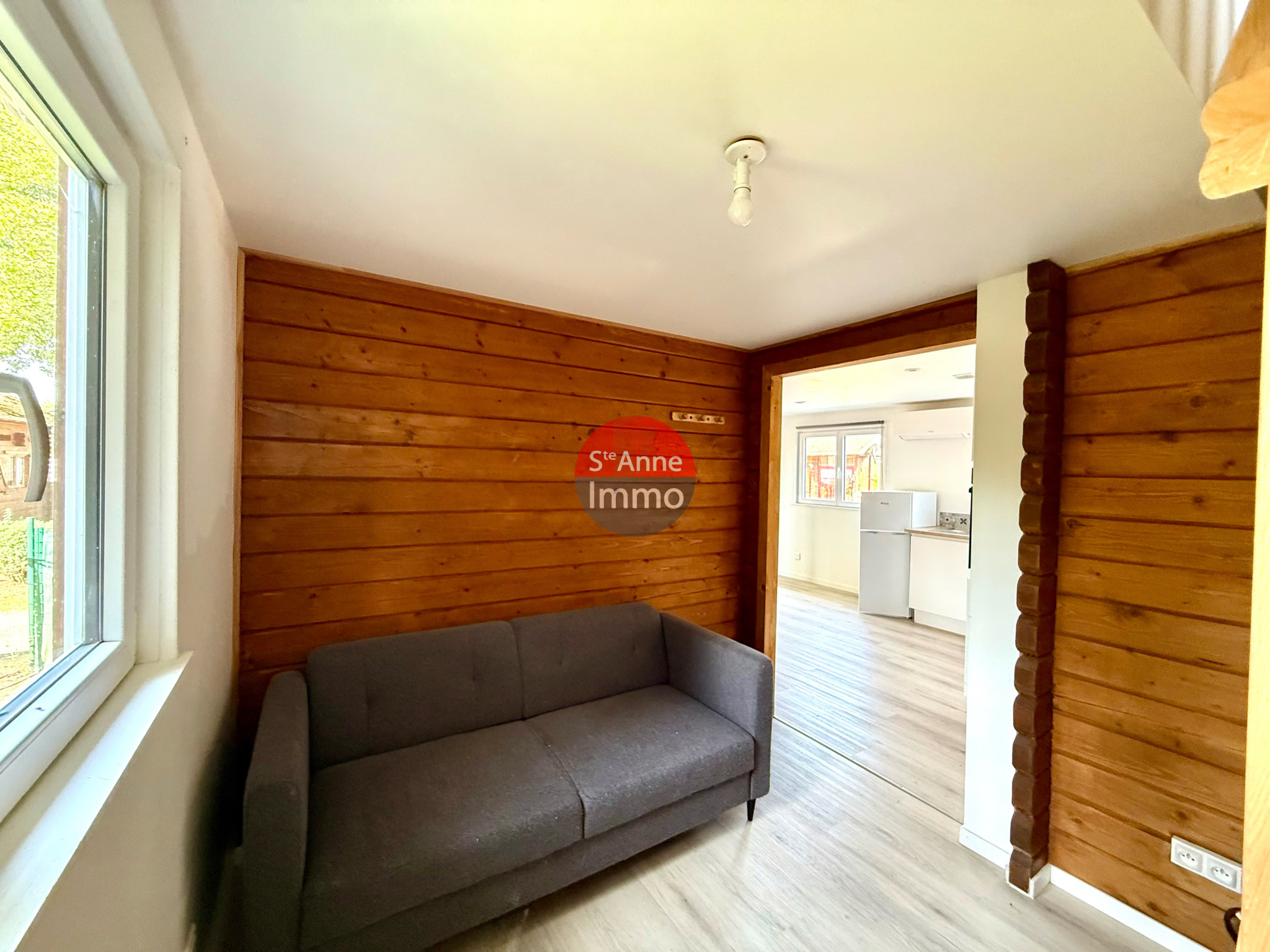 Immo80 – L'immobilier à Amiens et dans la Somme-CHALET – 36m2 – ORVILLERS SOREL – CAMPING – PLAIN PIED – 3 CHAMBRES – GARAGE – JARDIN – TERRASSE