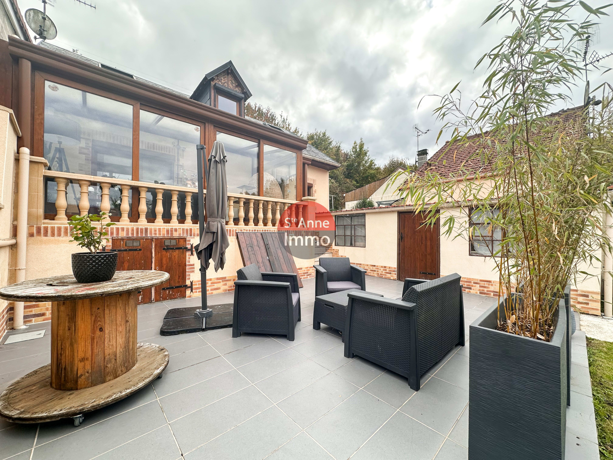 Immo80 – L'immobilier à Amiens et dans la Somme-BLANGY-TRONVILLE – MAISON – 95 M2 – 2 CHAMBRES – 1 BUREAU – GARAGE...