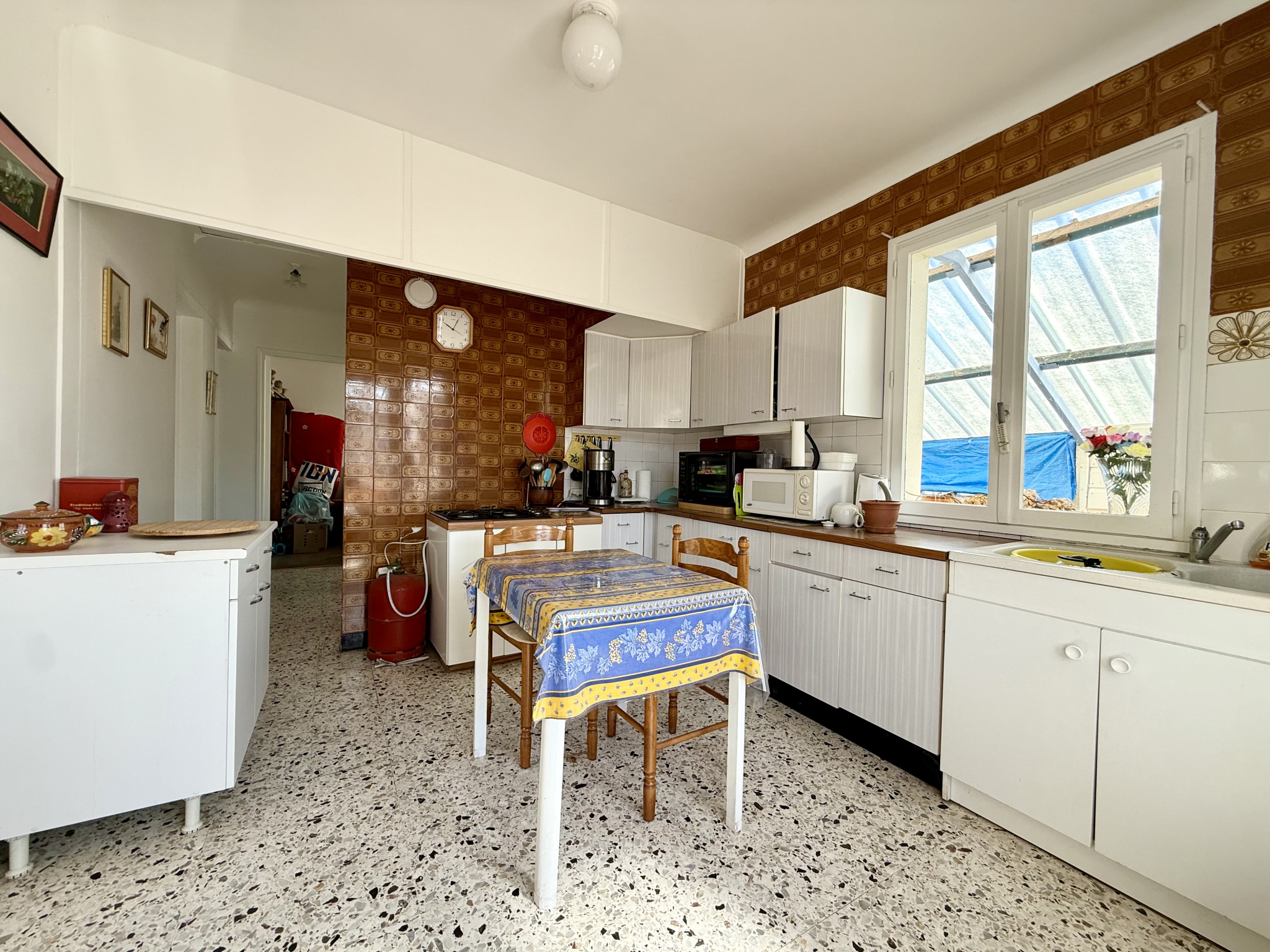Immo80 – L'immobilier à Amiens et dans la Somme-MEHARICOURT – 70m2 – PAVILLON INDIVIDUELLE – 2 CHAMBRES – PLAIN PIED – SOUS SOL COMPLET – GARAGE – DEPENDANCE