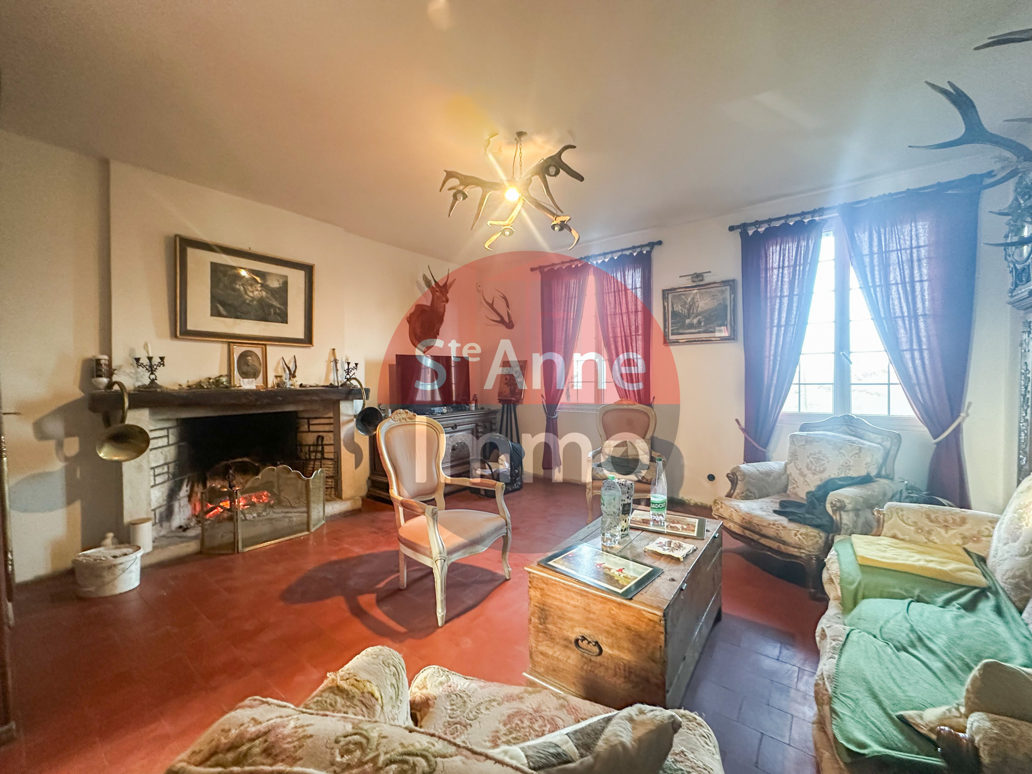 Immo80 – L'immobilier à Amiens et dans la Somme-HAUDRICOURT – MAISON DE MAITRE – 3 CHAMBRES – DEPENDANCES – TERRAIN DE 6015 M2
