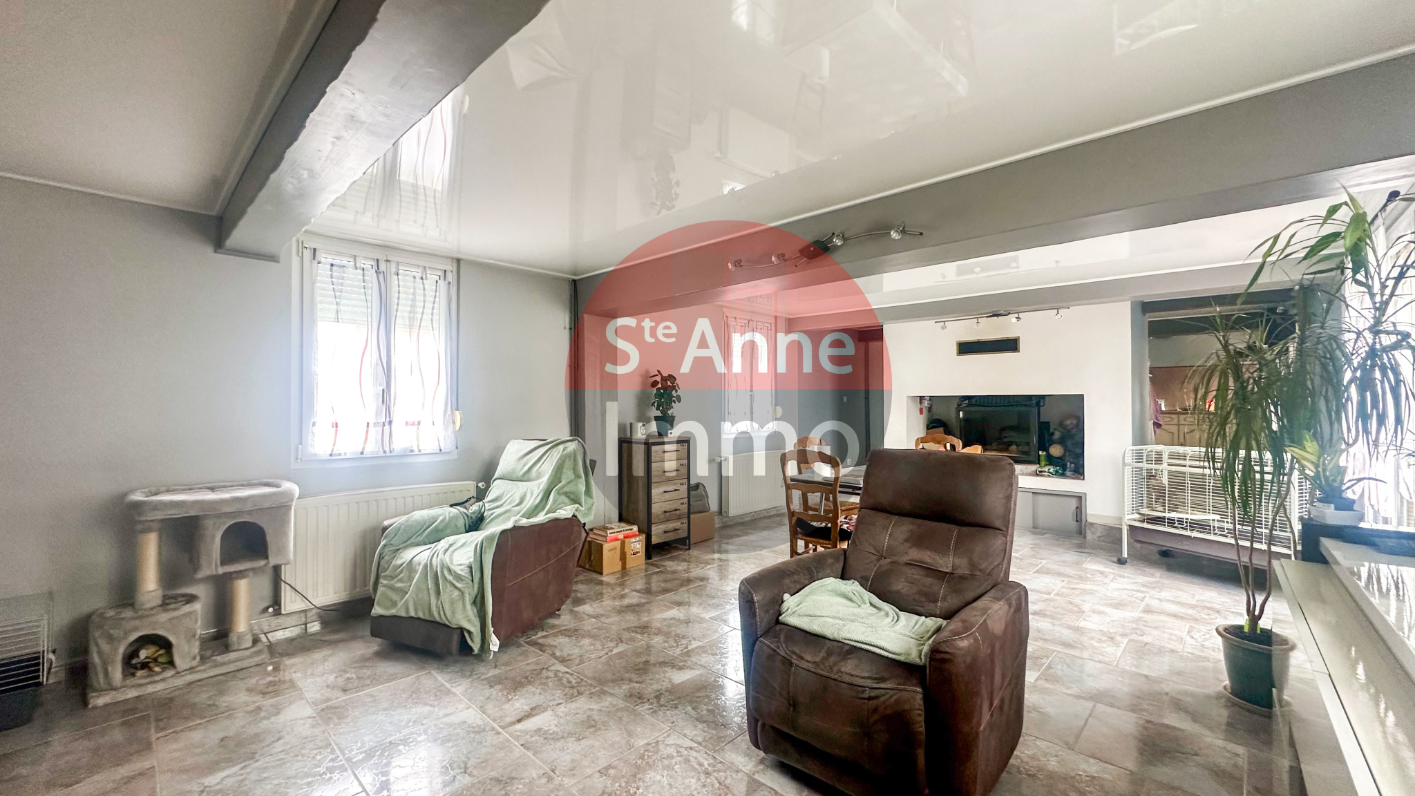 Immo80 – L'immobilier à Amiens et dans la Somme-ROGY – MAISON LONGERE – 4 CHAMBRES – JARDIN – GARAGE