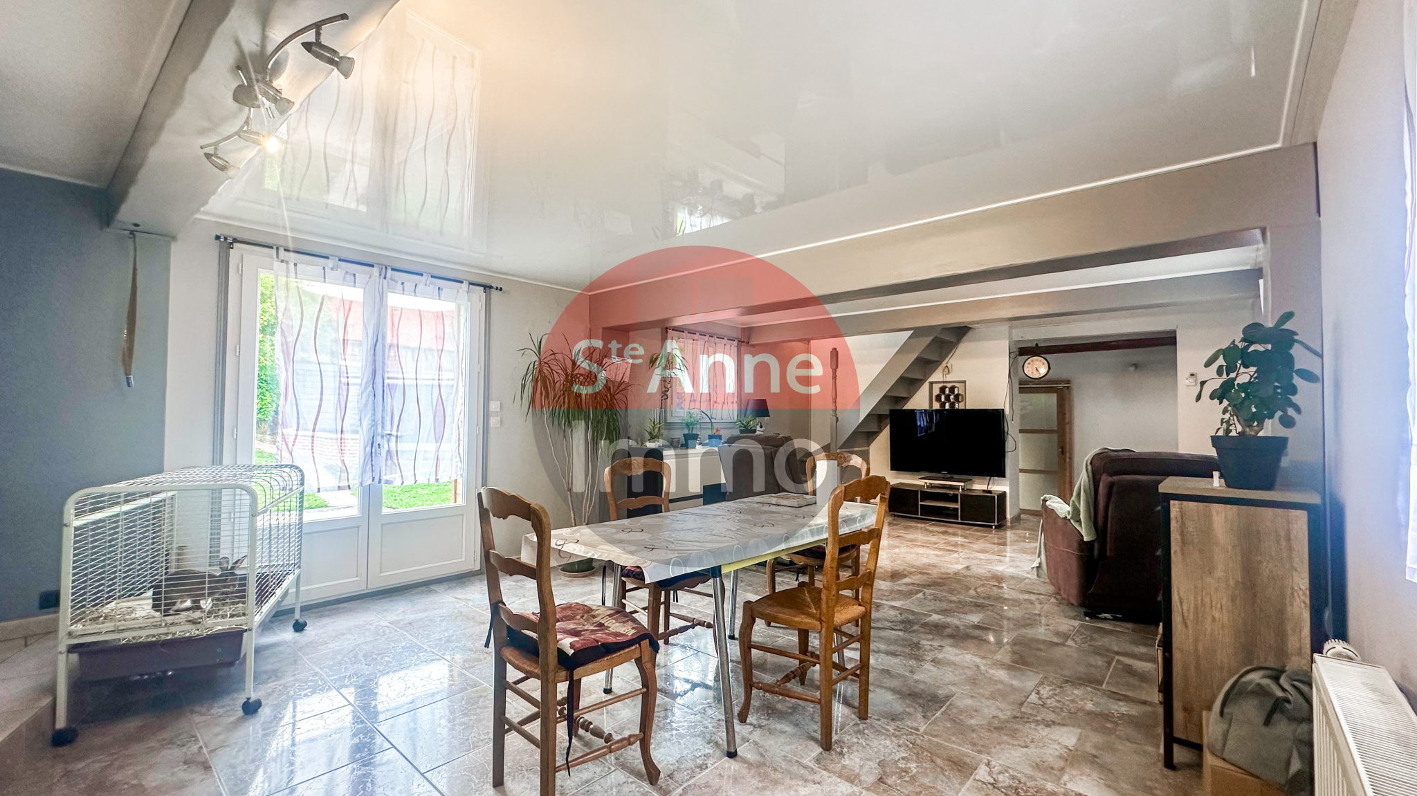Immo80 – L'immobilier à Amiens et dans la Somme-ROGY – MAISON LONGERE – 4 CHAMBRES – JARDIN – GARAGE