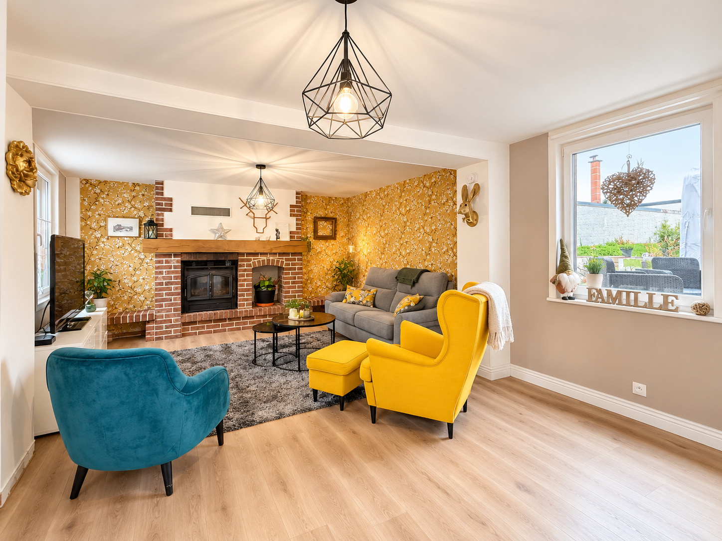Immo80 – L'immobilier à Amiens et dans la Somme-ACHEUX-EN-AMIENOIS – MAISON MITOYENNE – 2 CHAMBRES – 1 BUREAU – JARDIN – GARAGE – TERRASSE