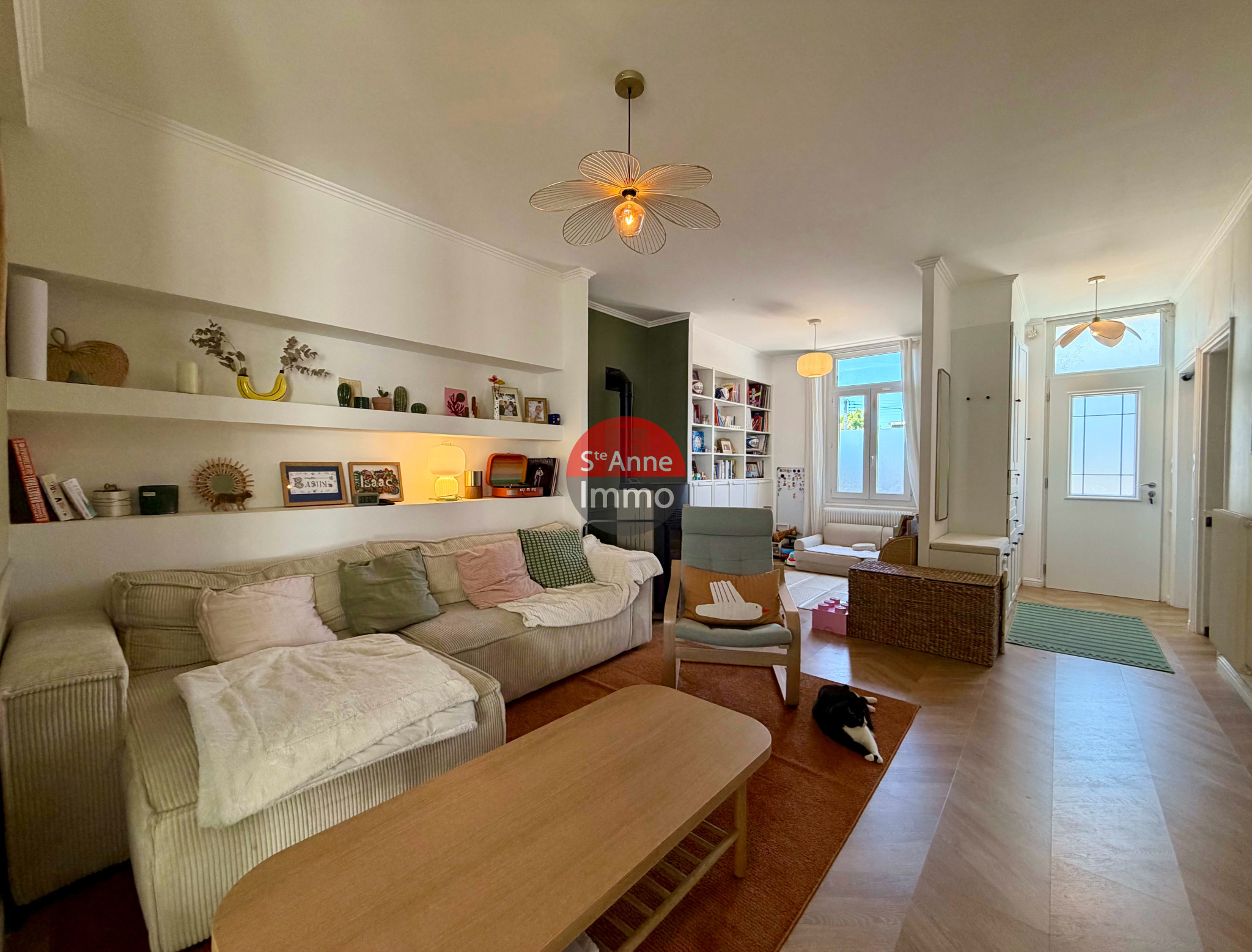 Immo80 – L'immobilier à Amiens et dans la Somme-AMIENS – QUARTIER SUD EST  – MAISON INDIVIDUELLE – 117m2 – 3 CHAMBRES – 1 BUREAU – JARDIN