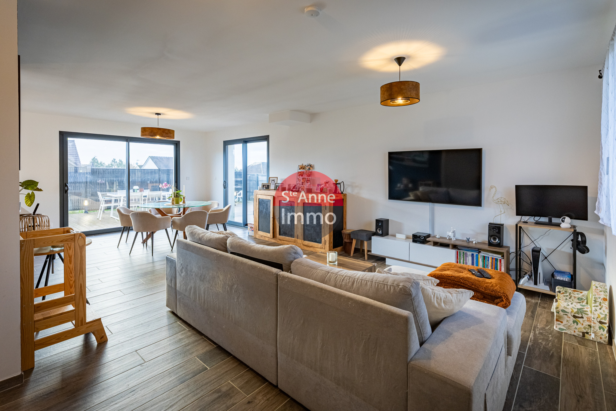 Immo80 – L'immobilier à Amiens et dans la Somme-CORBIE – PAVILLON INDIVIDUEL – 3 CHAMBRES – JARDIN – TERRASSE – GARAGE