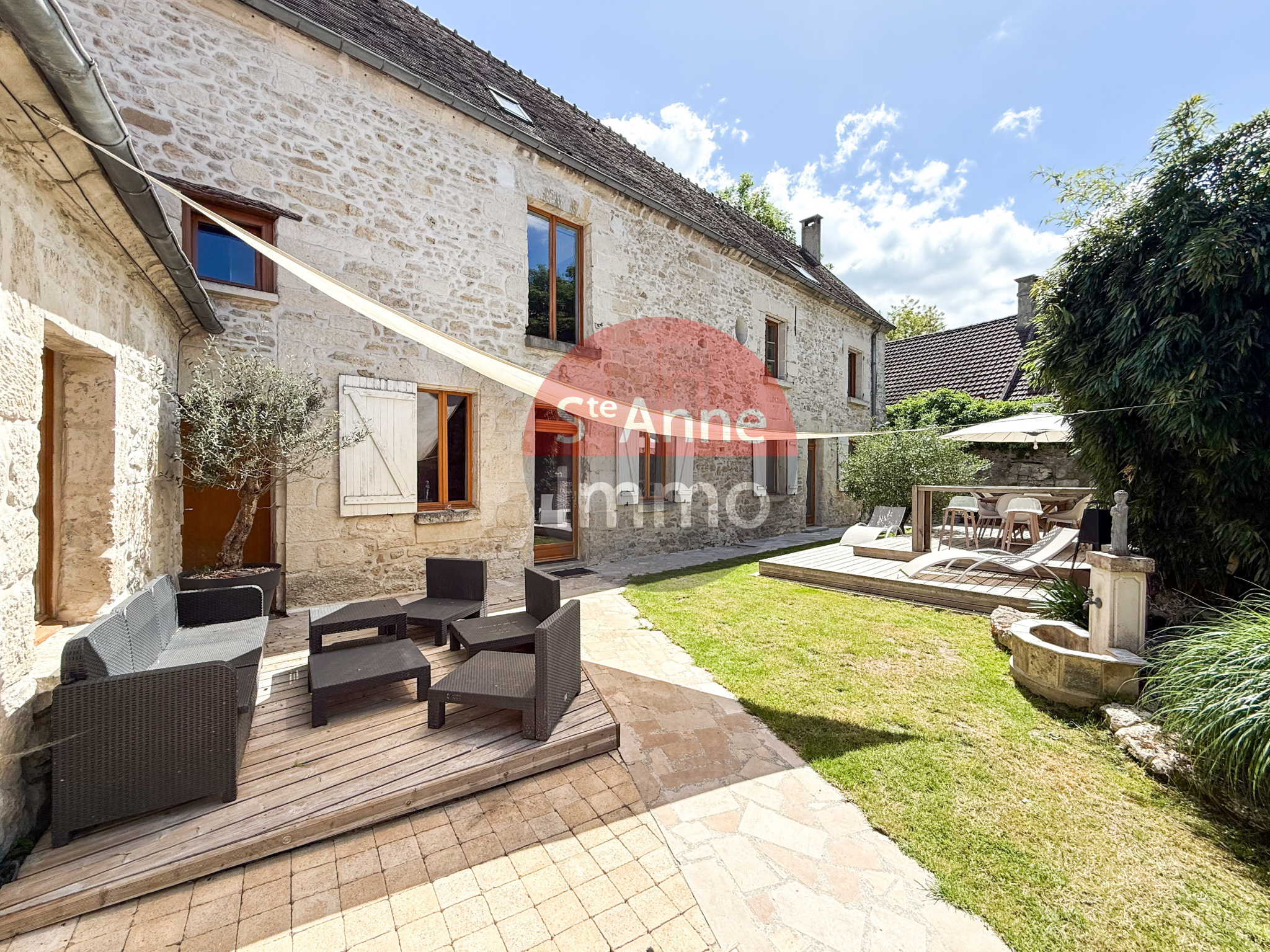 Immo80 – L'immobilier à Amiens et dans la Somme-SERY-MAGNEVAL – MAISON EN PIERRE – 5 CHAMBRES – JARDIN – TERRASSE –...