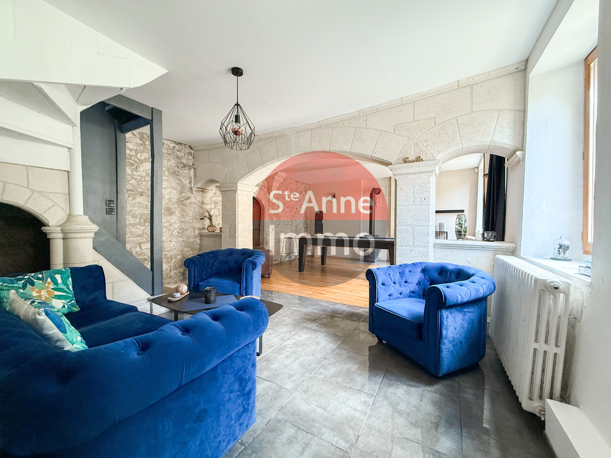 Immo80 – L'immobilier à Amiens et dans la Somme-SERY-MAGNEVAL – MAISON EN PIERRE – 5 CHAMBRES – JARDIN – TERRASSE – PISCINE – GARAGE – DEPENDANCES – SALLE DE