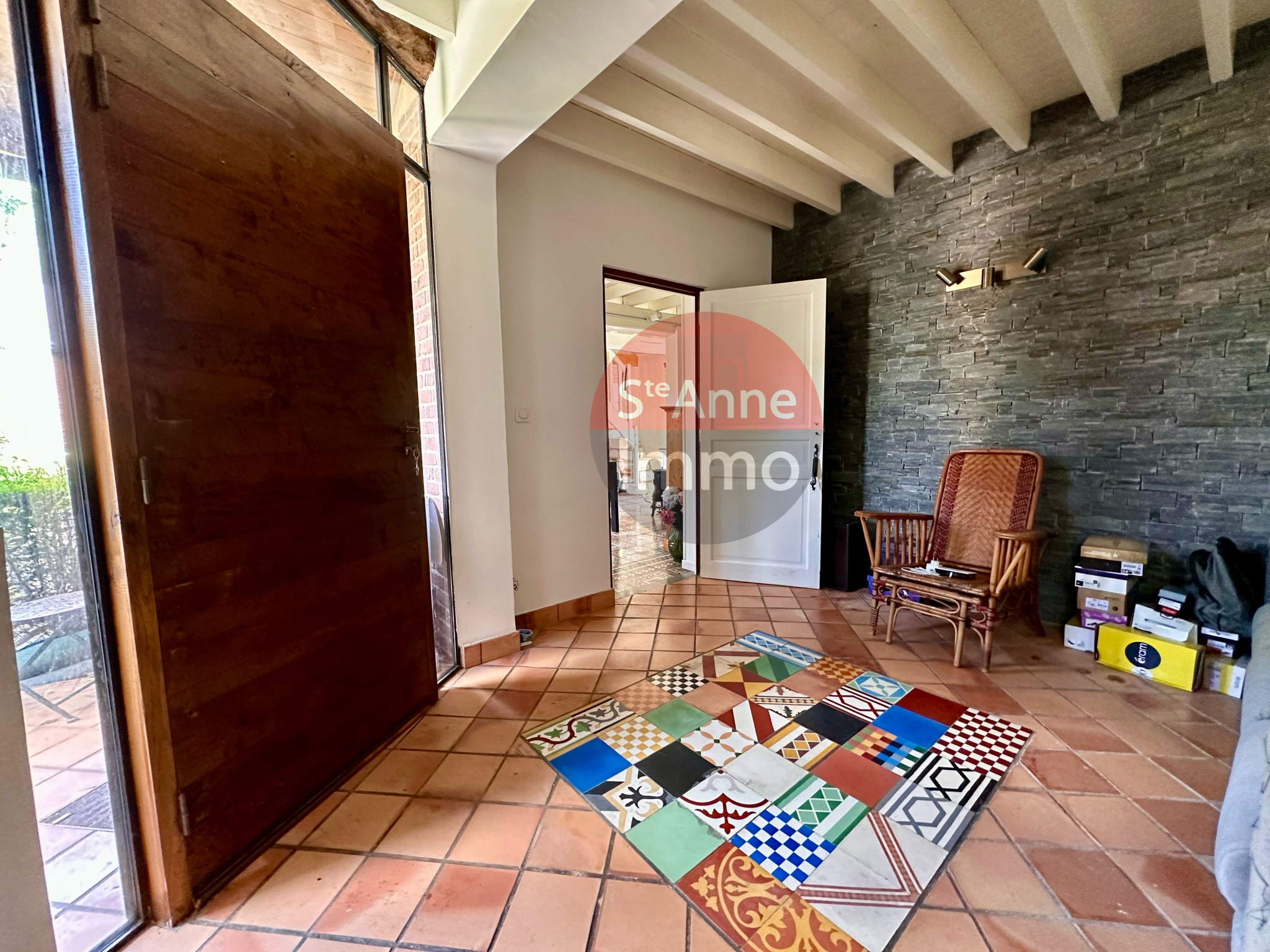 Immo80 – L'immobilier à Amiens et dans la Somme-BEHENCOURT – MAISON – 200 M2 – 3 CHAMBRES – 1 BUREAU – PISCINE – JARDIN