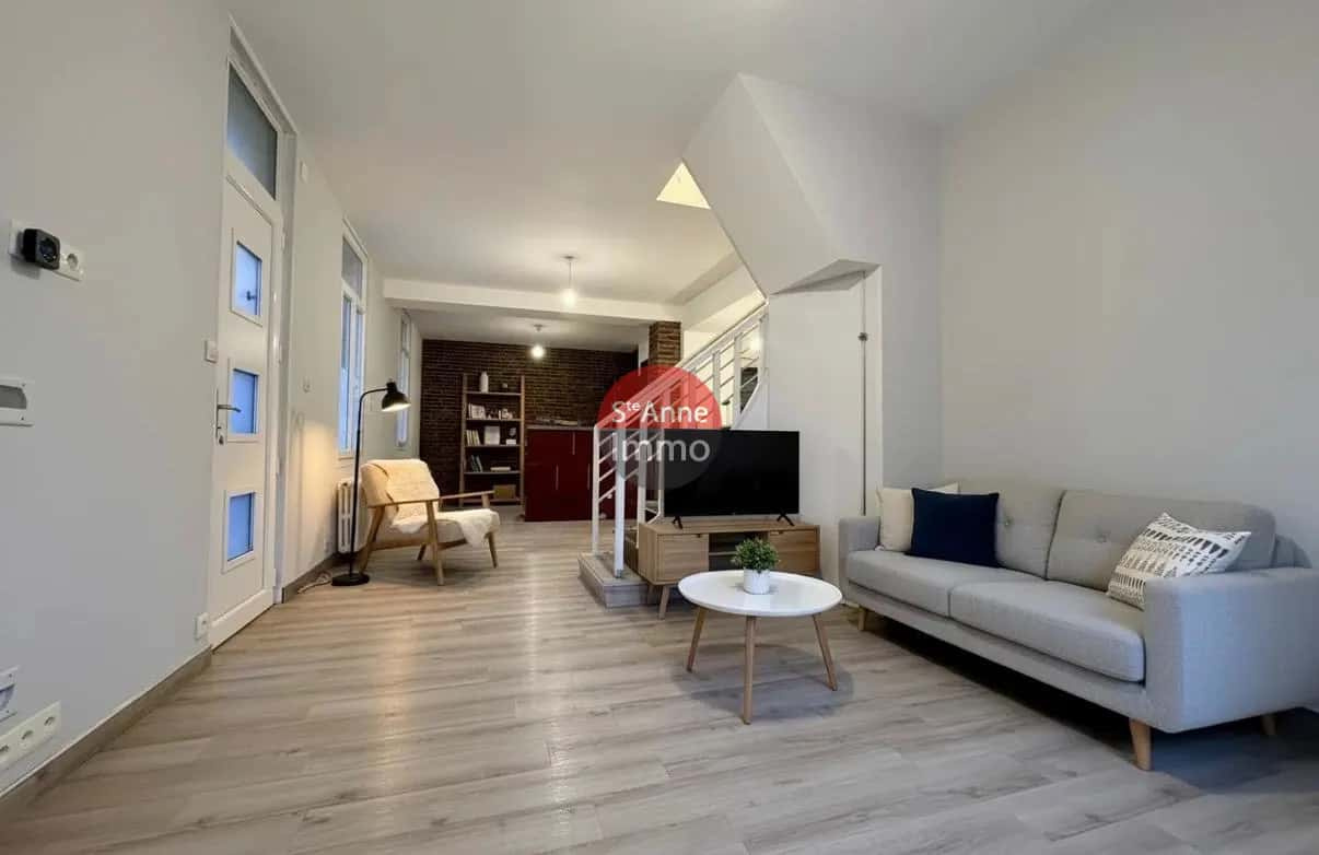 Immo80 – L'immobilier à Amiens et dans la Somme-AMIENS – MAISON – 110 M2 – 3 CHAMBRES – BUREAU – COUR