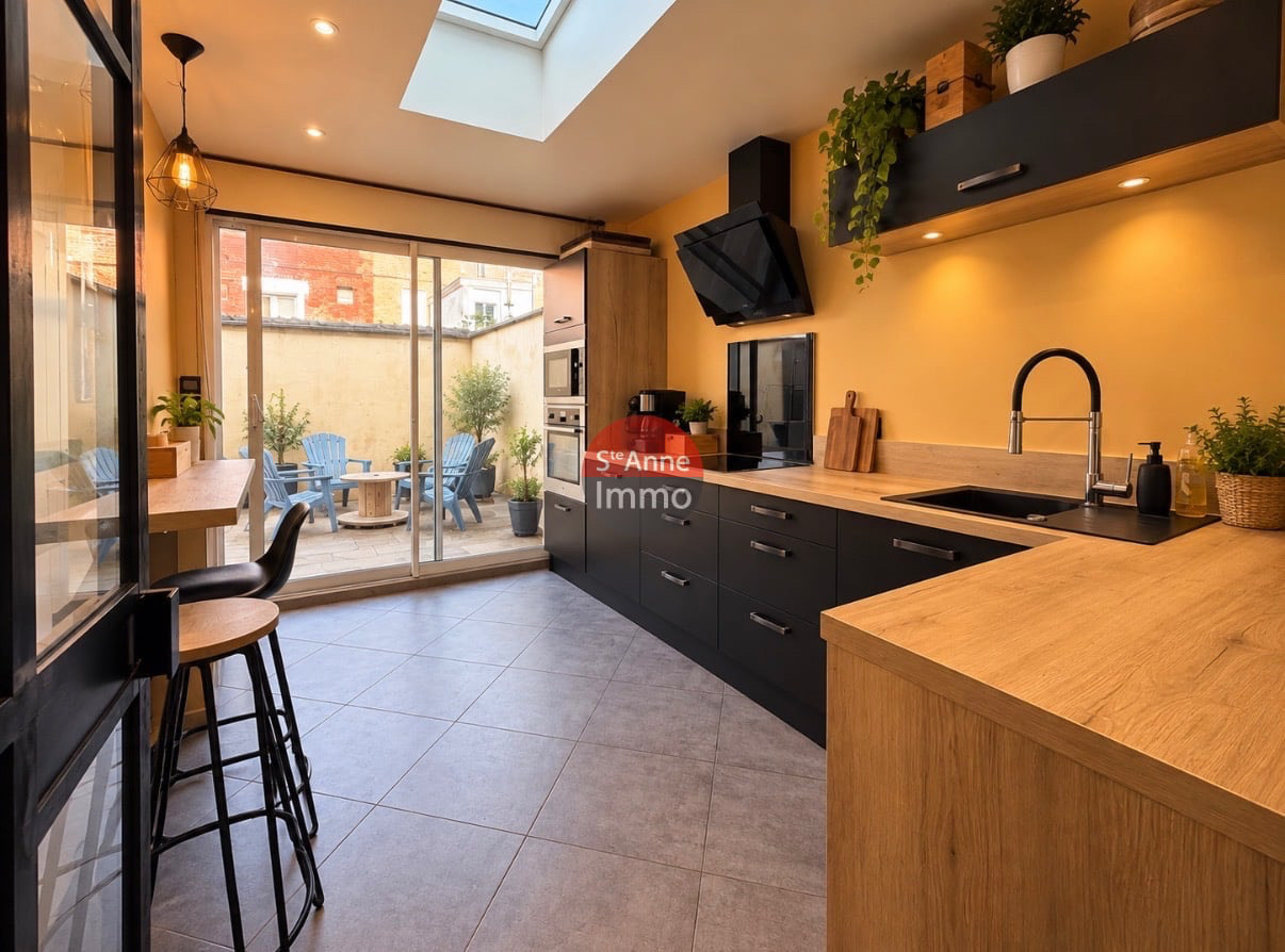 Immo80 – L'immobilier à Amiens et dans la Somme-AMIENS – QUARTIER SAINTE-ANNE – MAISON – 3 CHAMBRES – CAVE – COUR
