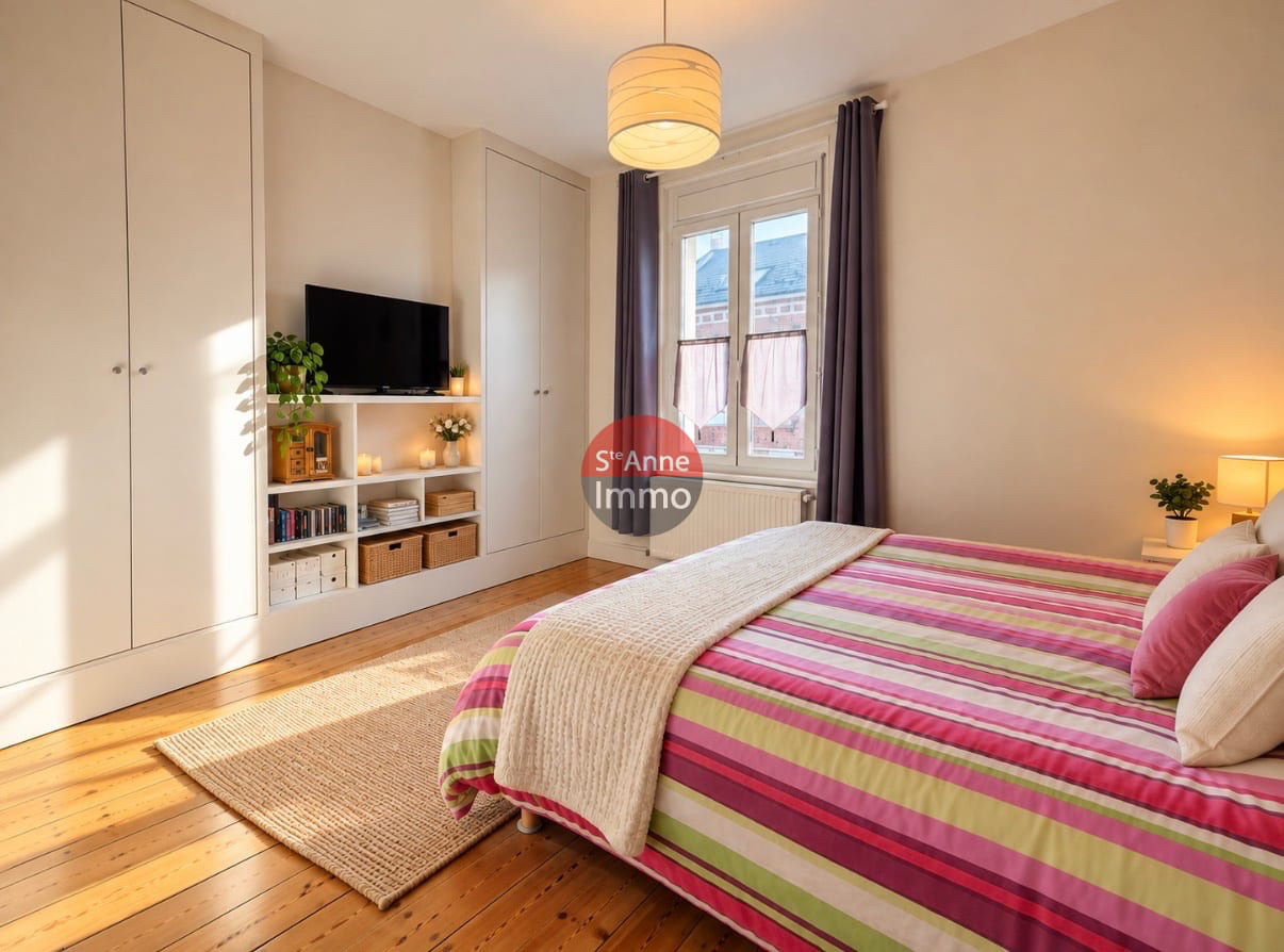 Immo80 – L'immobilier à Amiens et dans la Somme-AMIENS – QUARTIER SAINTE-ANNE – MAISON – 3 CHAMBRES – CAVE – COUR