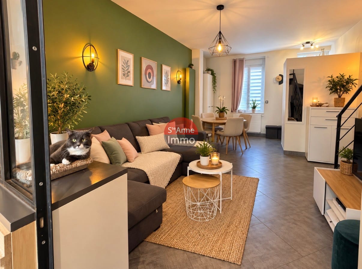 Immo80 – L'immobilier à Amiens et dans la Somme-AMIENS – QUARTIER SAINTE-ANNE – MAISON – 3 CHAMBRES – CAVE – COUR