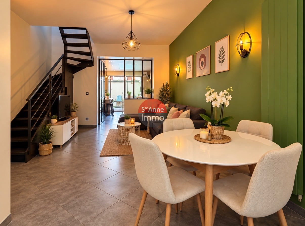 Immo80 – L'immobilier à Amiens et dans la Somme-AMIENS – QUARTIER SAINTE-ANNE – MAISON – 3 CHAMBRES – CAVE – COUR