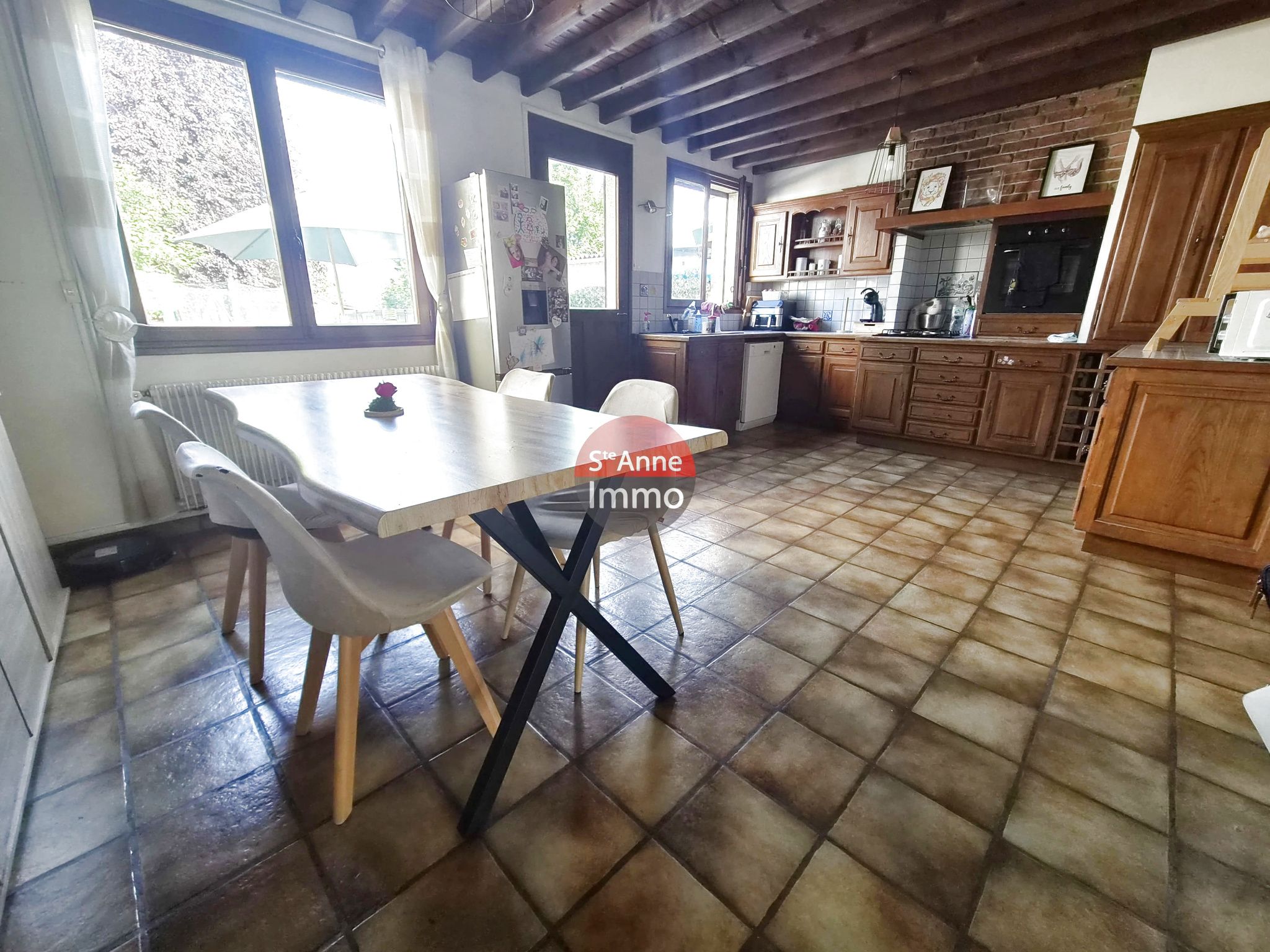 Immo80 – L'immobilier à Amiens et dans la Somme-LONGUEAU – MAISON DE VILLE DE 75 M2 AVEC JARDIN ET DEPENDANCE