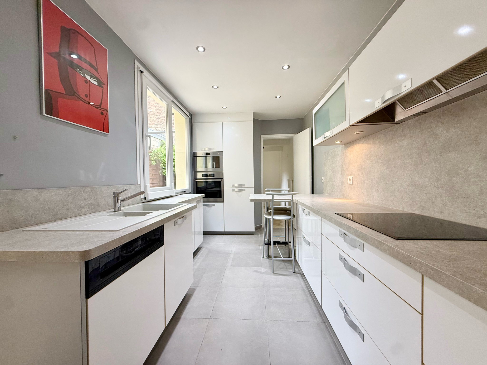 Immo80 – L'immobilier à Amiens et dans la Somme-AMIENS – QUARTIER HENRIVILLE – DOUBLE AMIENOISE – 4 CHAMBRES – COUR...