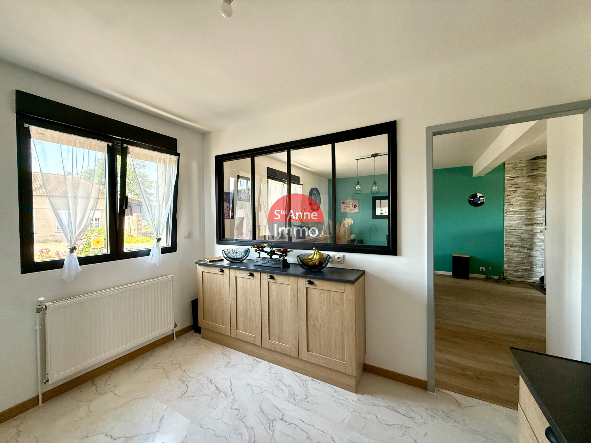 Immo80 – L'immobilier à Amiens et dans la Somme-CHAULNES – MAISON INDIVIDUELLE – 146m2 – 4 CHAMBRES – 1 BUREAU – AUTONOMIE DE PLAIN PIED – SOUS SOL COMPLET –