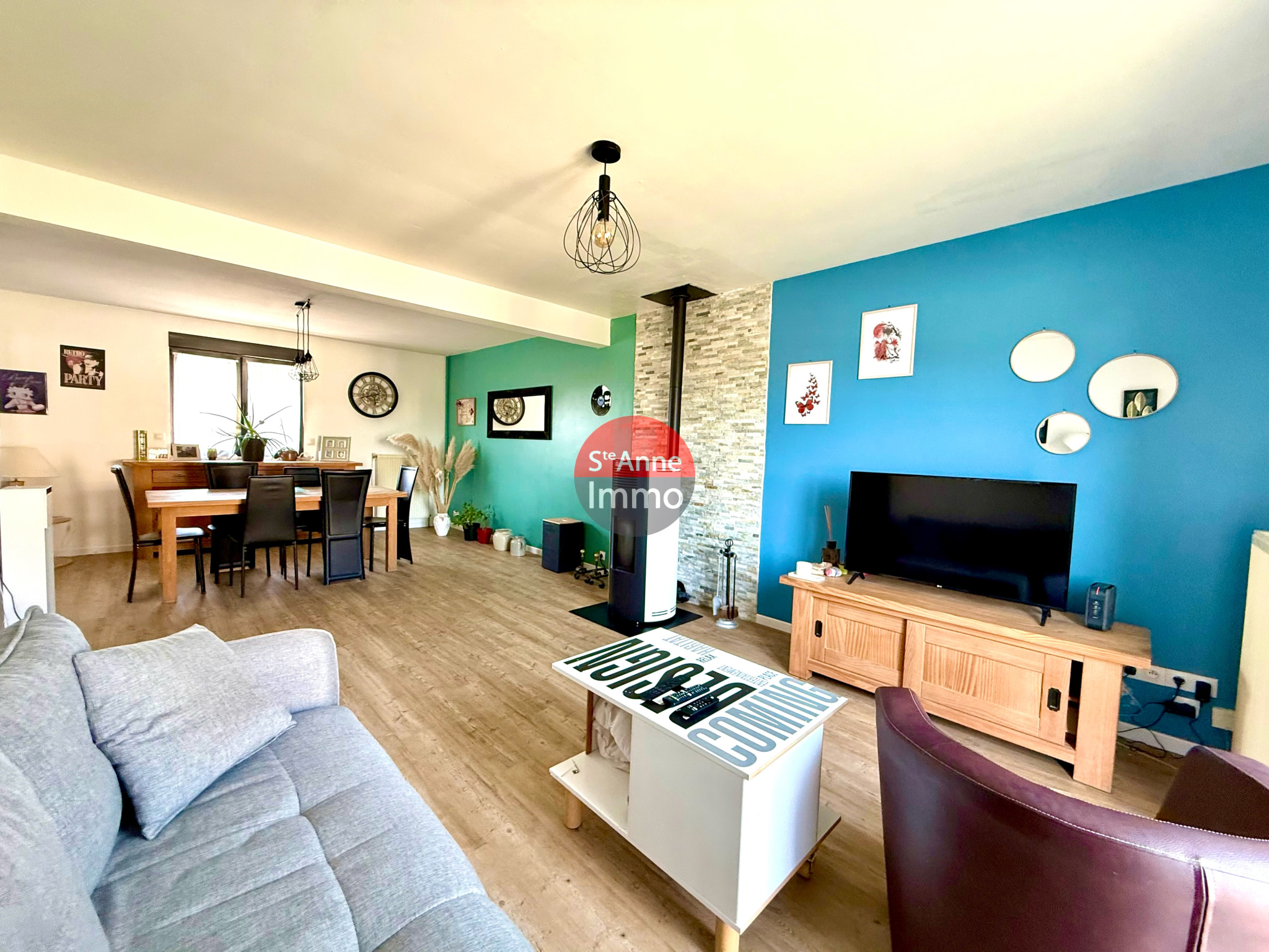 Immo80 – L'immobilier à Amiens et dans la Somme-CHAULNES – MAISON INDIVIDUELLE – 146m2 – 4 CHAMBRES – 1 BUREAU – AUTONOMIE DE PLAIN PIED – SOUS SOL COMPLET –