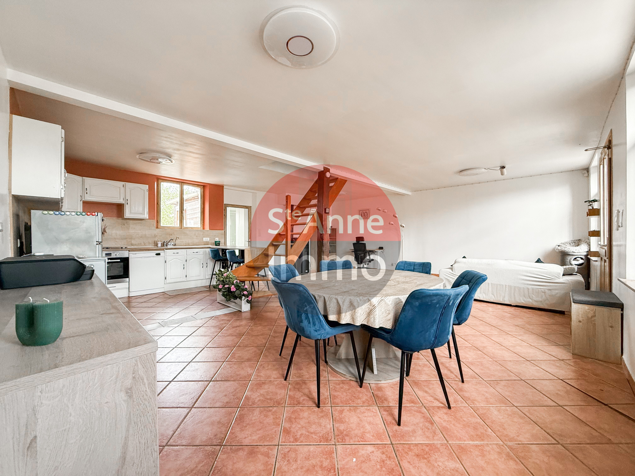 Immo80 – L'immobilier à Amiens et dans la Somme-ROUVROY-EN-SANTERRE – MAISON INDIVIDUELLE – AUTONOMIE DE PLAIN PIED – 3 CHAMBRES – JARDIN – TERRASSE