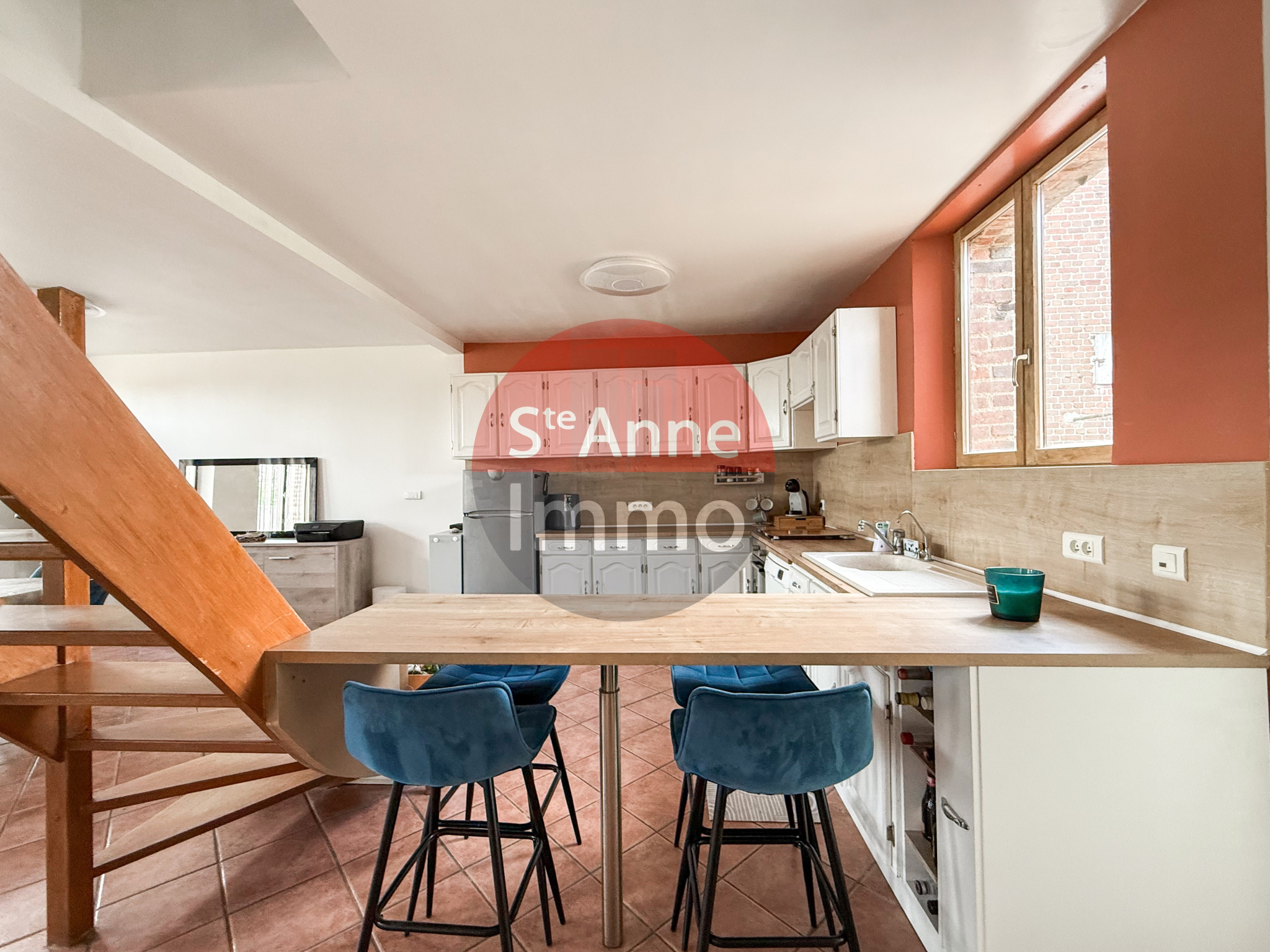 Immo80 – L'immobilier à Amiens et dans la Somme-ROUVROY-EN-SANTERRE – MAISON INDIVIDUELLE – AUTONOMIE DE PLAIN PIED – 3 CHAMBRES – JARDIN – TERRASSE