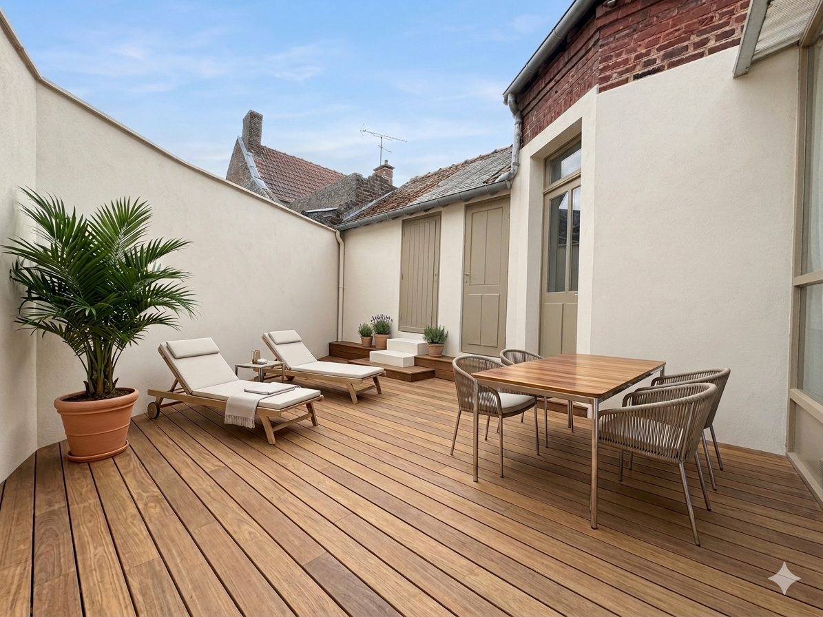 Immo80 – L'immobilier à Amiens et dans la Somme-VILLERS-BRETONNEUX – MAISON AVEC CACHET 115M2 – 3 CHAMBRES – AUTOROUTE