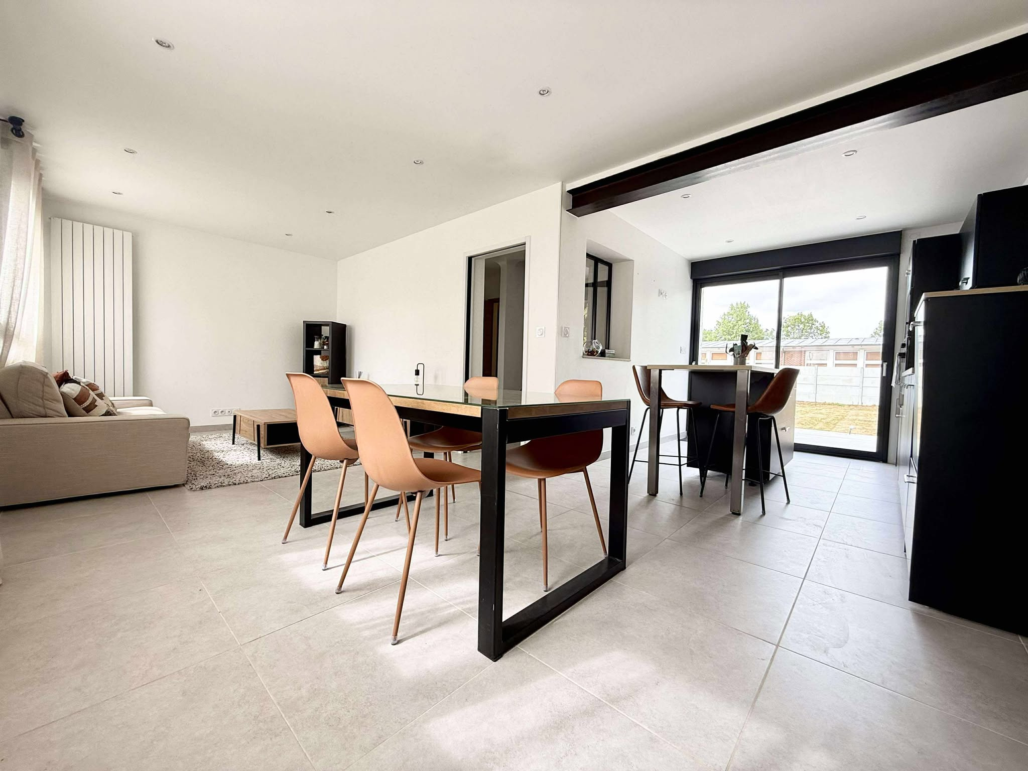 Immo80 – L'immobilier à Amiens et dans la Somme-VIGNACOURT – MAISON – 3 CHAMBRES – JARDIN – TERRASSE – GARAGE