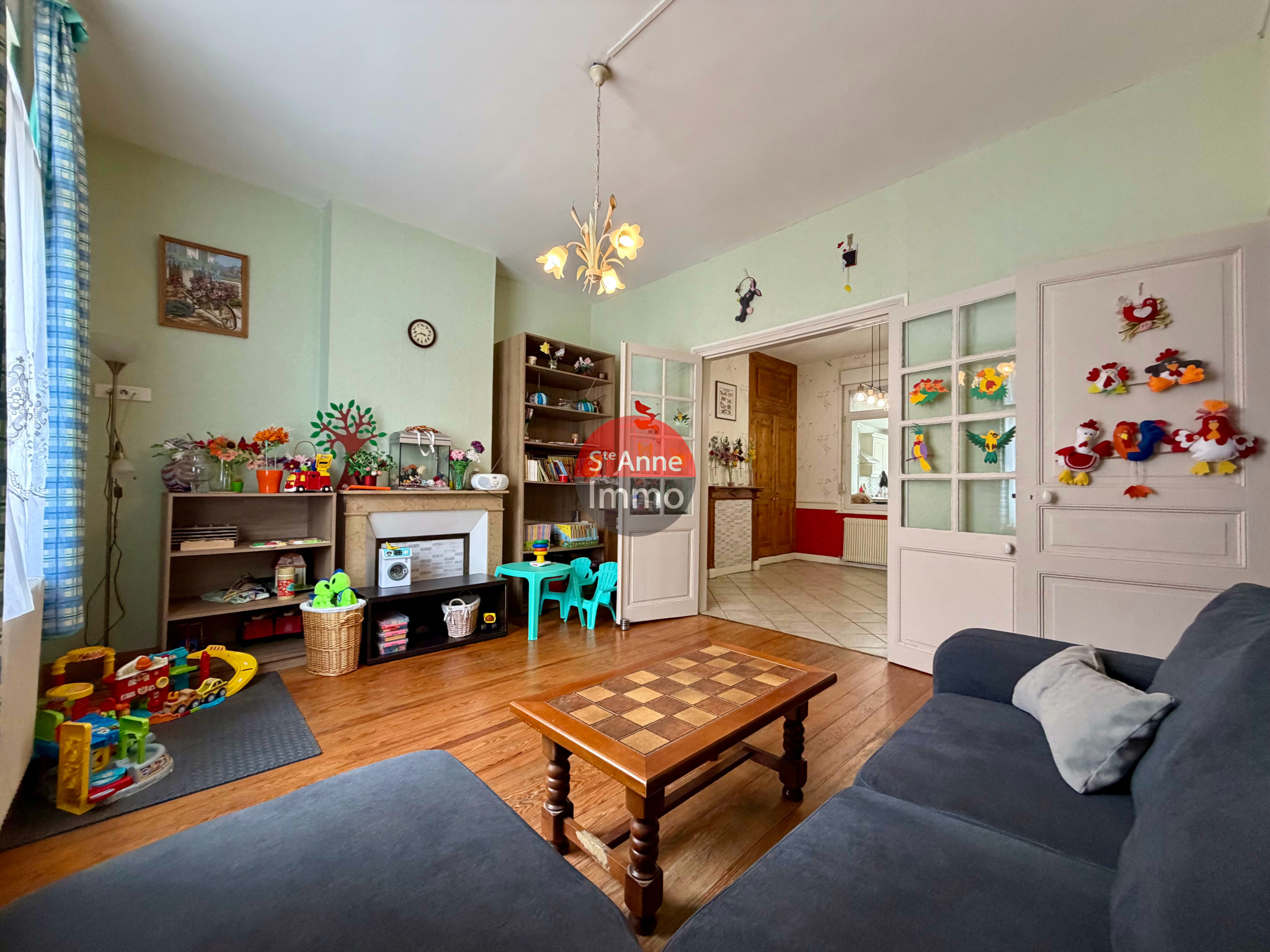 Immo80 – L'immobilier à Amiens et dans la Somme-ALBERT – MAISON MITOYENNE – 127m2 – 3 CHAMBRES – BUREAU – JARDIN